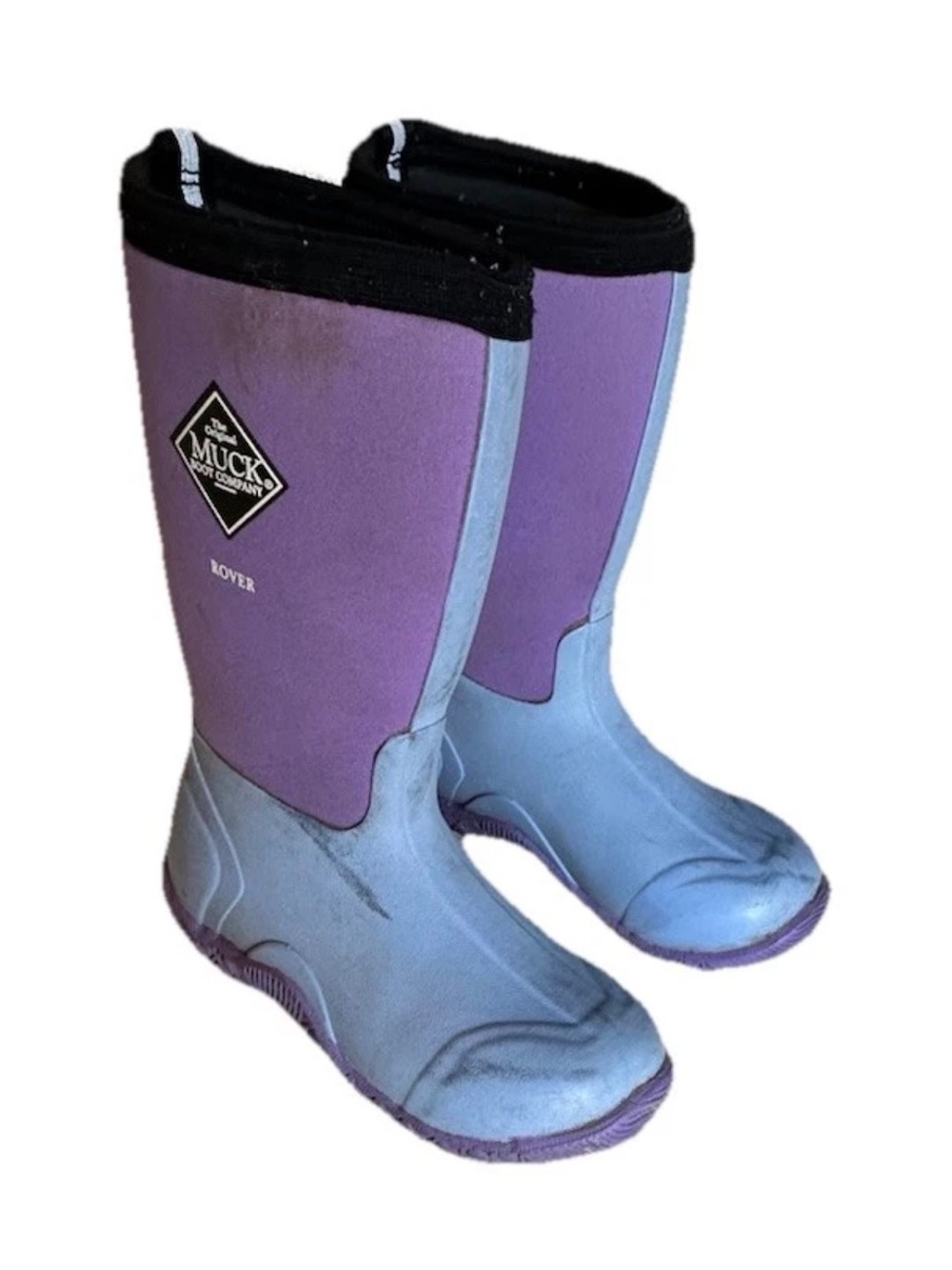 Muck Boot Company Kids Purple & Light Blue Rover Boots Size 1